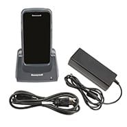 Honeywell CT60/CT50 Ethernet HomeBase Kit [EU] / Charging cradle with auxiliary battery well / USB/Ethernet (incl PSU [C13 IEC]+EU P/Cord)