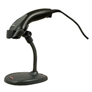 Honeywell Voyager 1200g Laser USB Scanner Kit / Black / Laser / Corded Multi-Interface / Corded USB 3m Type A Coiled Cable (CBL-500-300-C00) (incl Presentation Stand [STND-19R02-002-4] / Documentation)