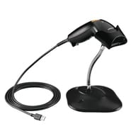 Zebra LS1203 HD Scanner USB Kit / Black / HD Laser / Corded USB Interface / USB Cable (incl Stand)
