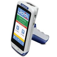 Datalogic Joya Touch Plus [512MB/1GB+4GB] / Grey/grey/Blue / Win Emb C7 Pro / 2D Imager with Green Spot / 802.11a/b/g/n / Pistol Grip