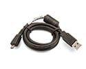 Honeywell Cable: USB, black, 12V locking, 2.9m (9.5?), coiled, host power with ferrite