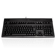 Ceratech Keyboard with MSR [UK] / Black / PS2 Interface